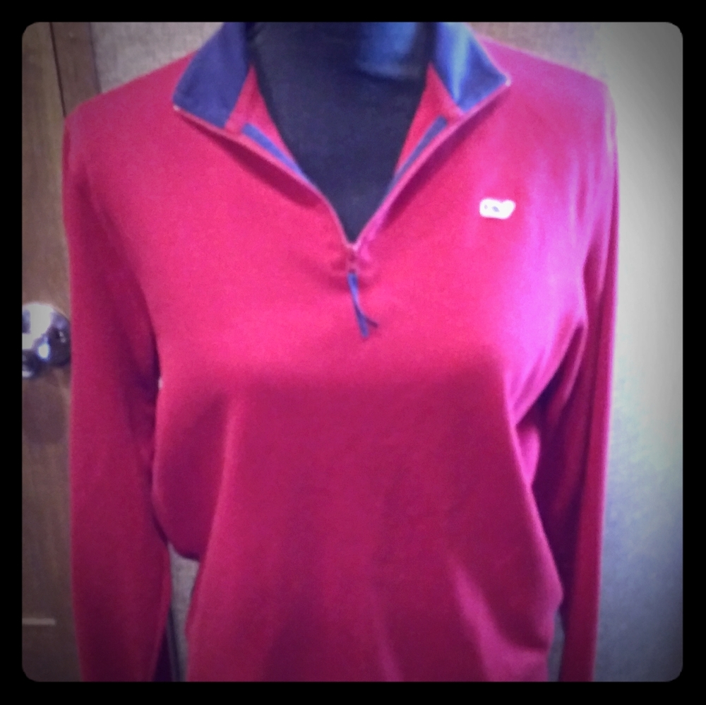 Vineyard Vines Red/Blue Pullover XL 18